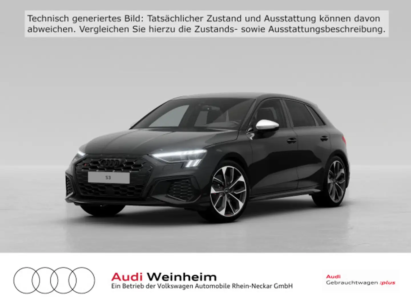 Audi S3 TFSI quattro LED Navi S-tronic PDC Schwarz - 2