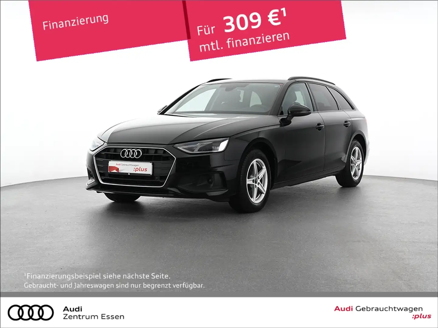Audi A4 Avant 30 TDI S-TRONIC LED AHK NAV PLUS RÜFA   PDC Schwarz - 1