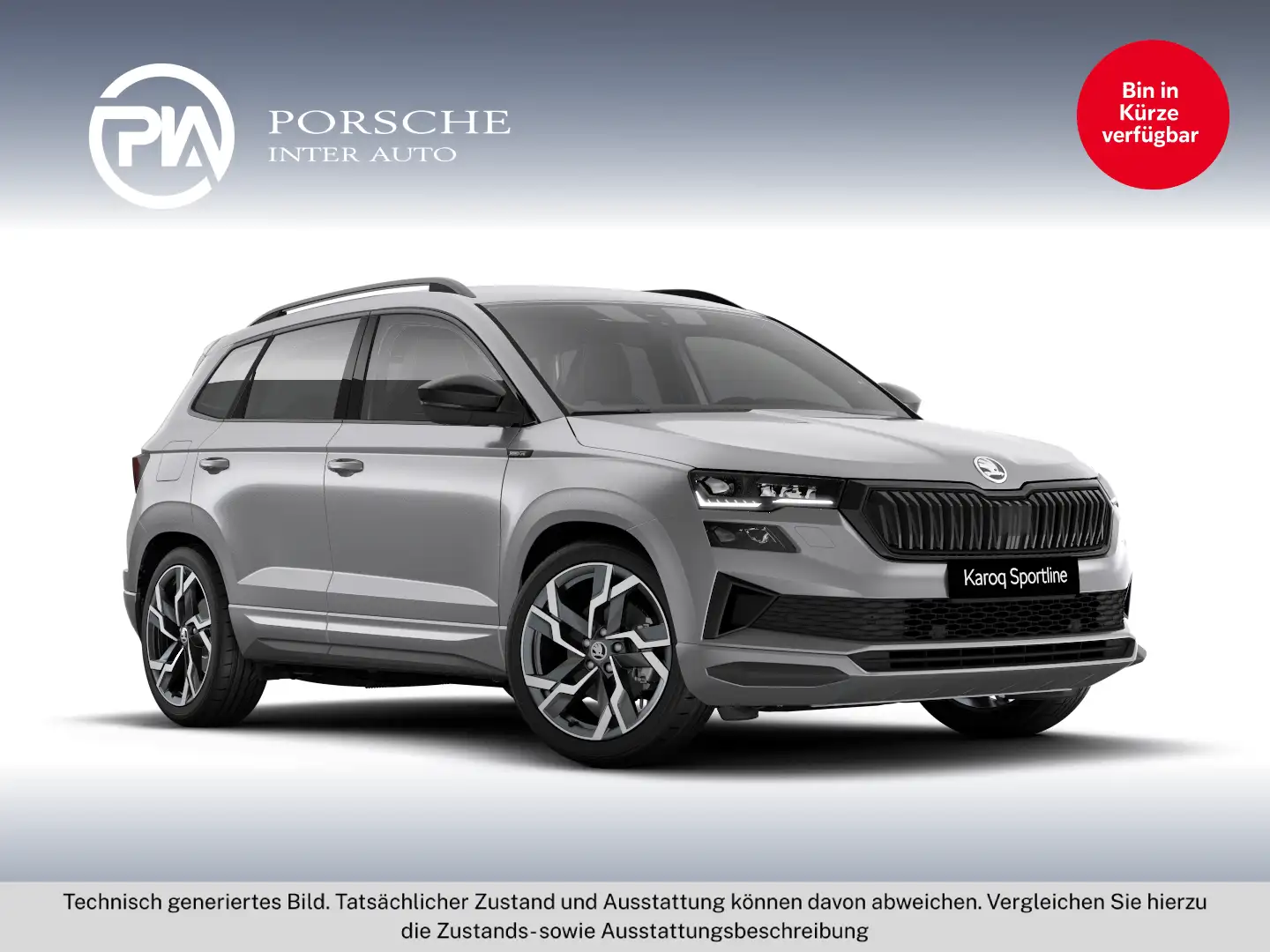 Skoda Karoq 4x4 Sportline TDI DSG Silber - 1