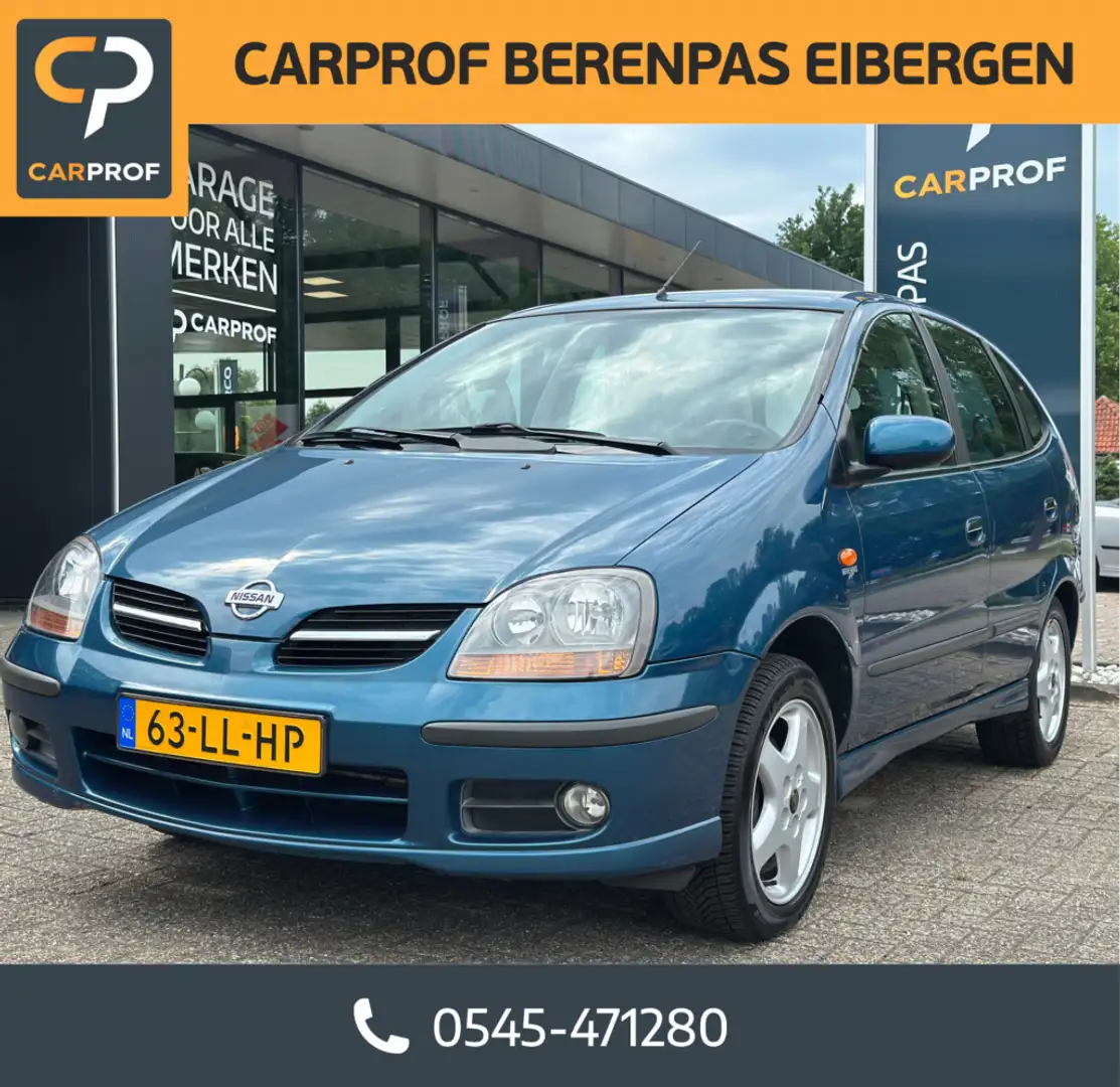 Nissan Almera Tino 1.8 Ambience Dealer Onderhouden '' Trekhaak - Alls Blu/Azzurro - 1