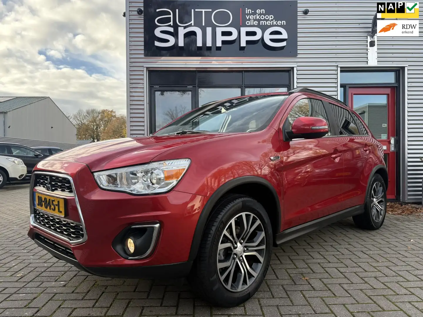 Mitsubishi ASX 1.6 Cleartec Intense -KEYLESS-TREKHAAK-AUTO AIRCO- Rouge - 1