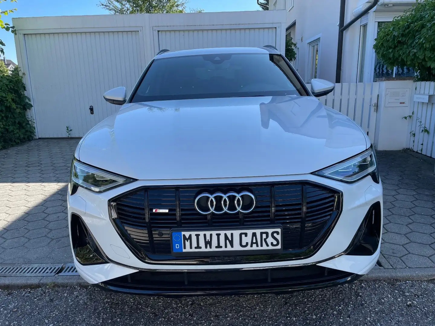 Audi e-tron Sportback 50 quattro S line ACC AHK Blanc - 2