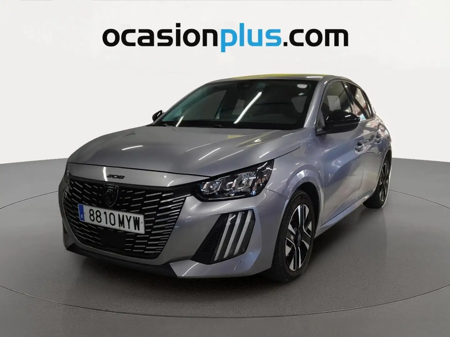 Peugeot 208 1.2 Puretech S&S Allure 100 Gris - 1