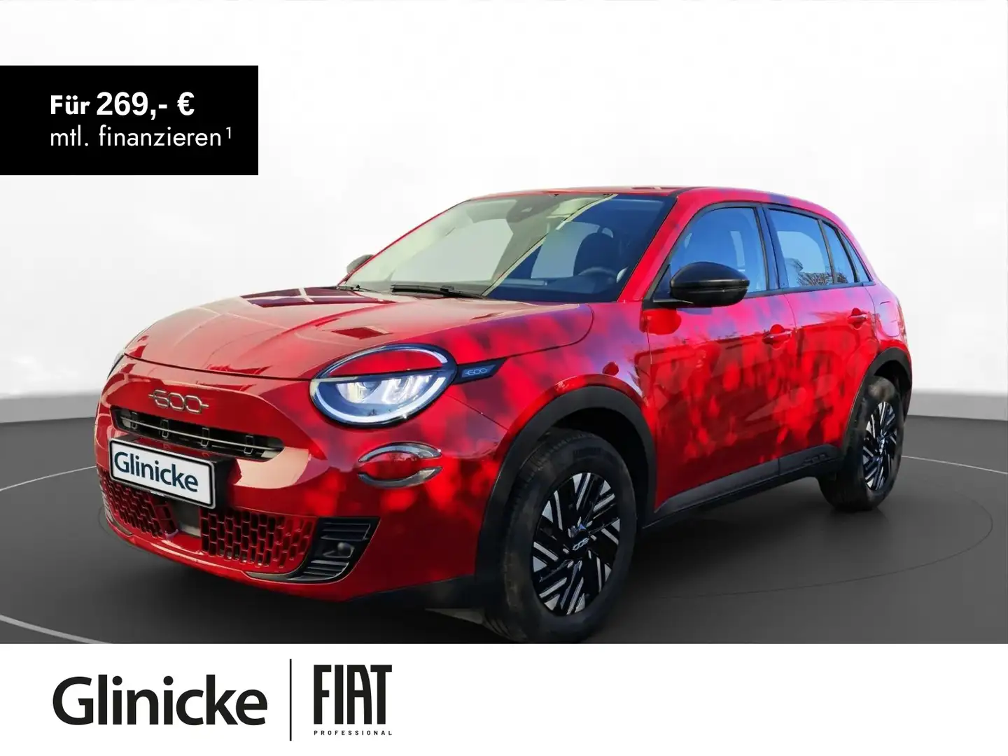 Fiat 600 Mild-Hybrid 125 Jahre Edt. SHZ PDC ACC Rot - 1