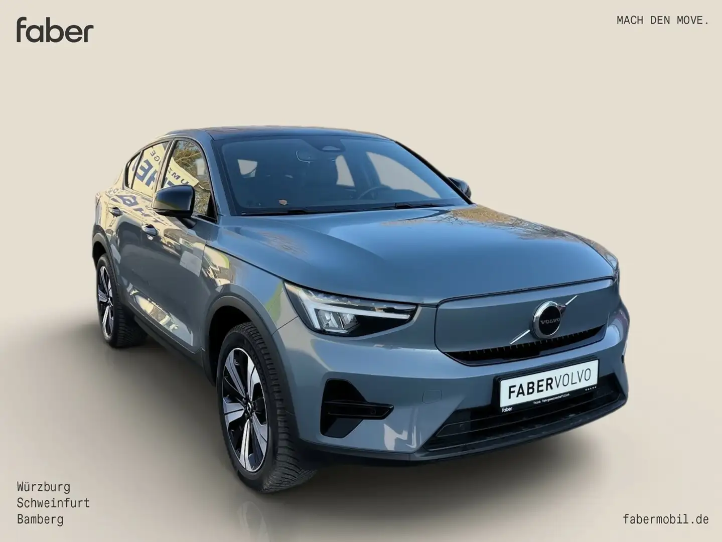 Volvo C40 Plus Recharge Pure Electric 2WD Grau - 1