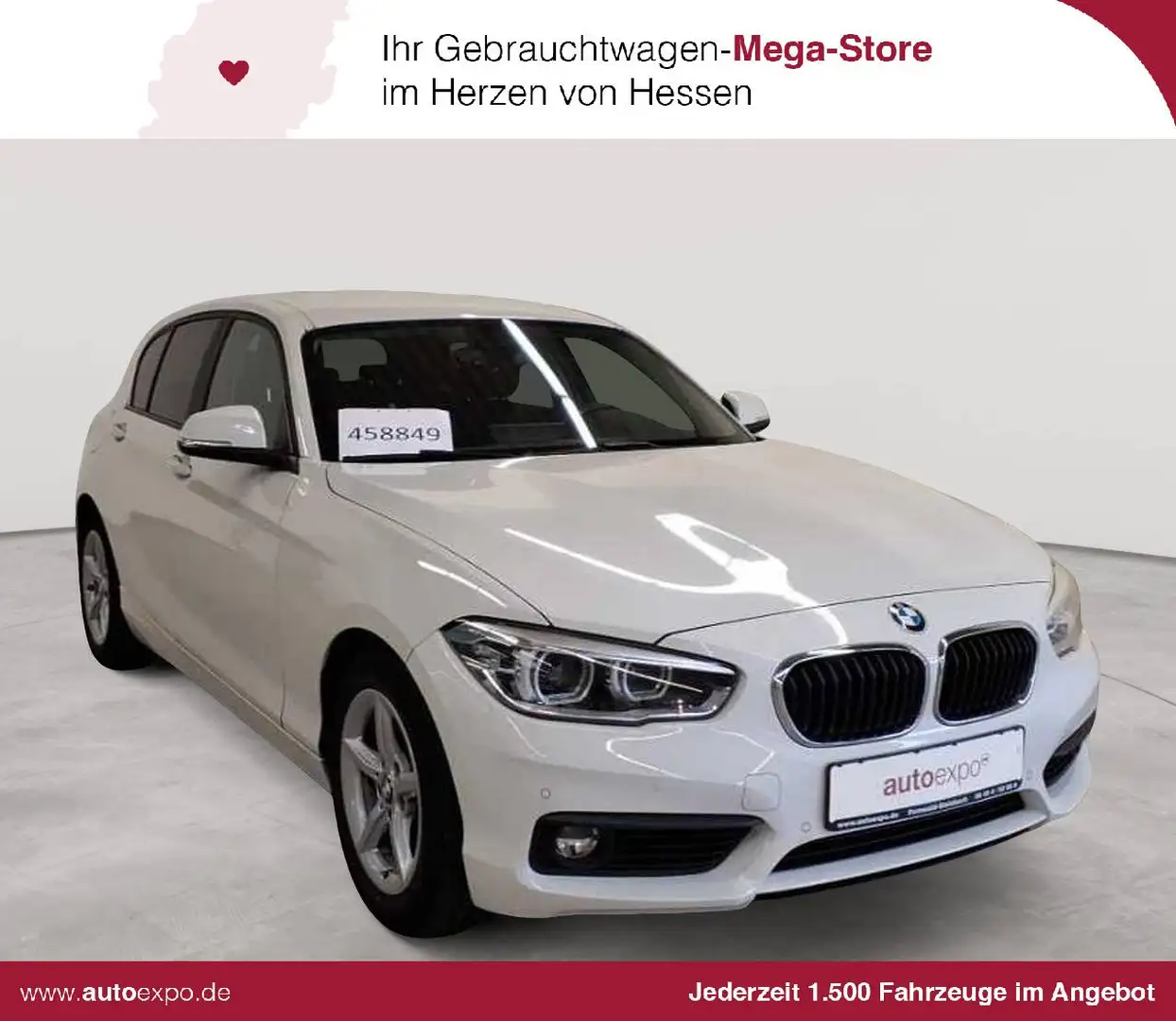 BMW 118 118d Advantage Navi SHZ AHK Weiß - 1