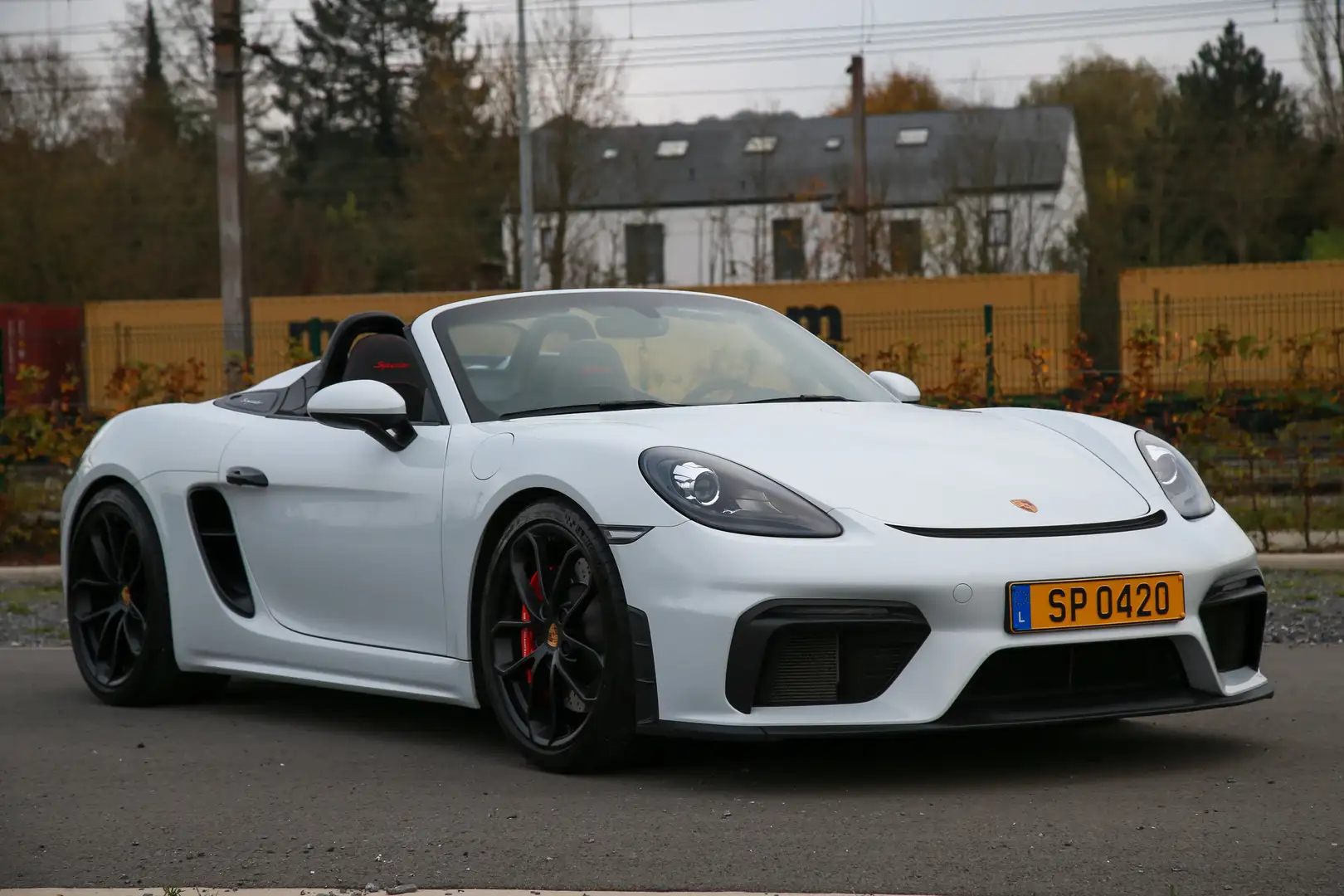Porsche 718 Spyder Gt4 Spyder 4.0 manuelle 😍 Blanc - 1