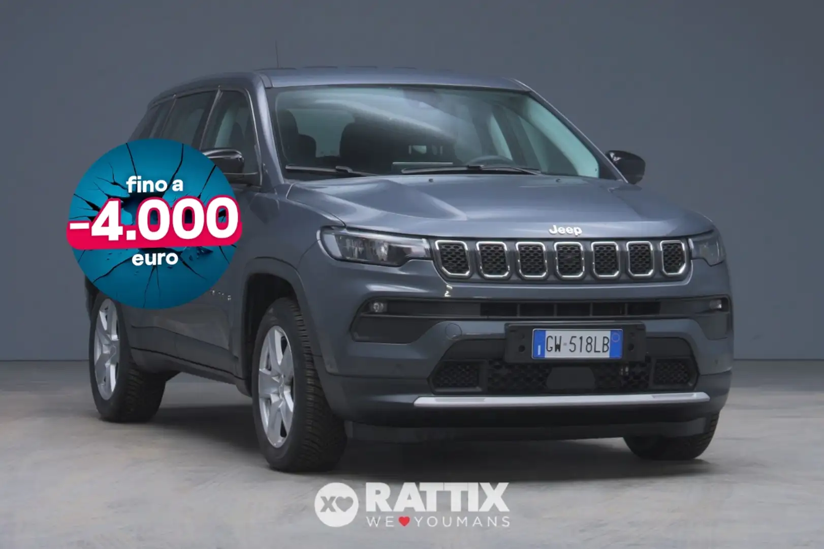 Jeep Compass 1.5 Turbo T4 Mhev 130CV Altitude DCT Grigio - 1