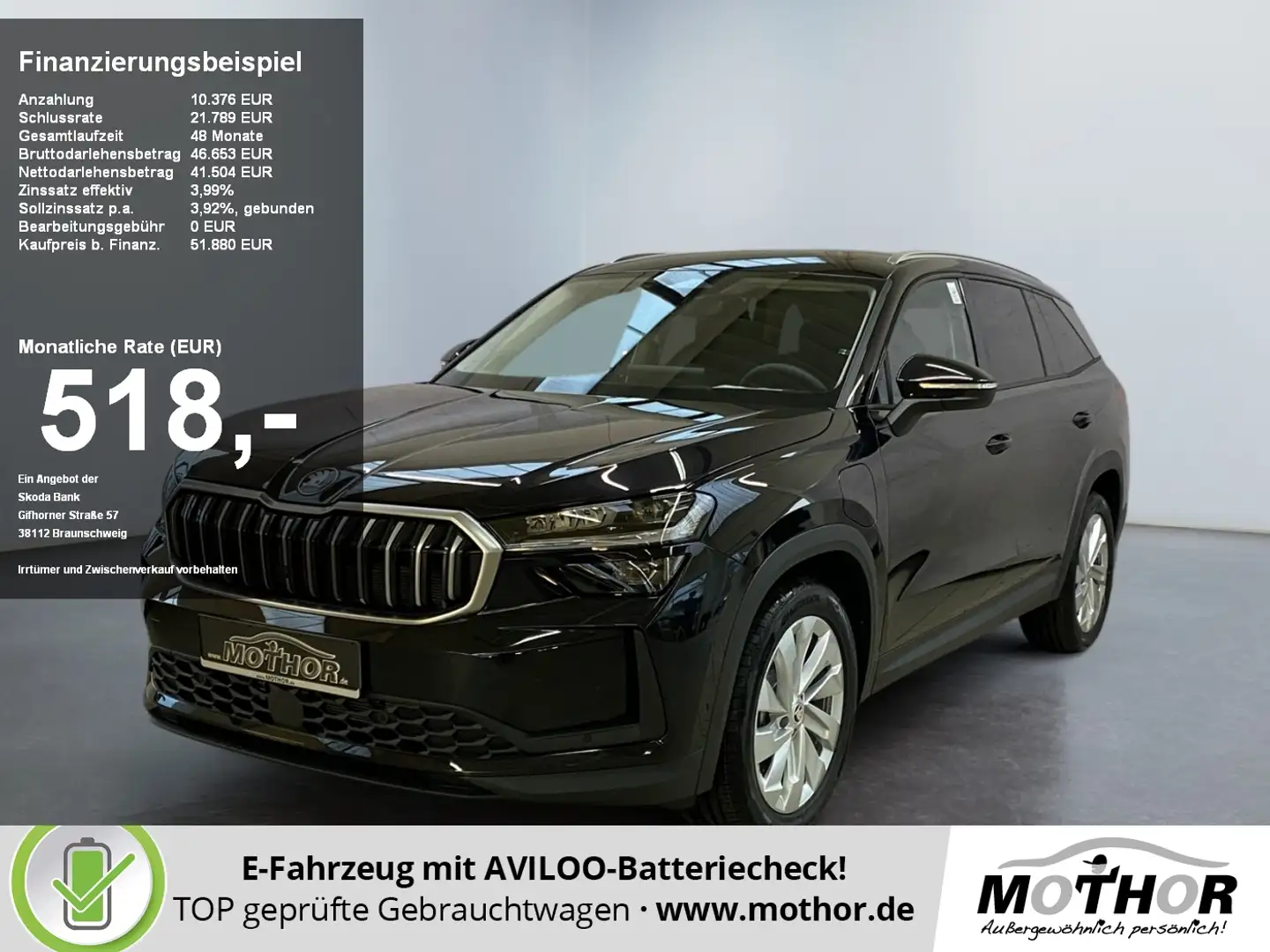 Skoda Kodiaq 1.5 TSI iV 150kW Selection Area View Noir - 1
