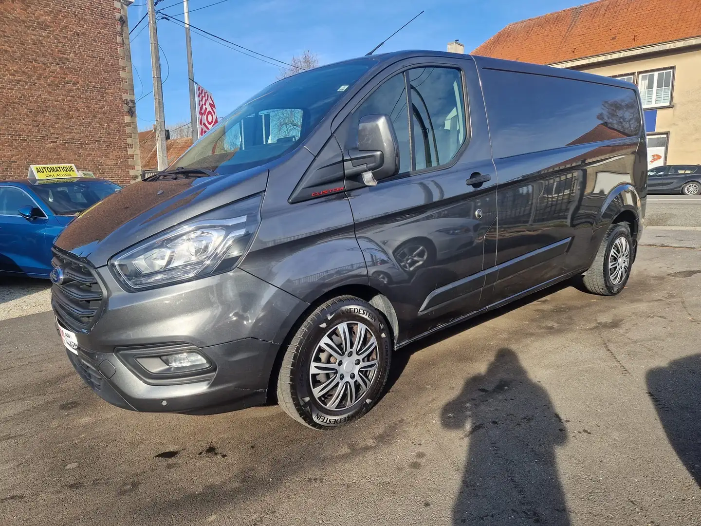 Ford Transit Custom 2.0 TDCi Automatique Long Chassis Gris - 1