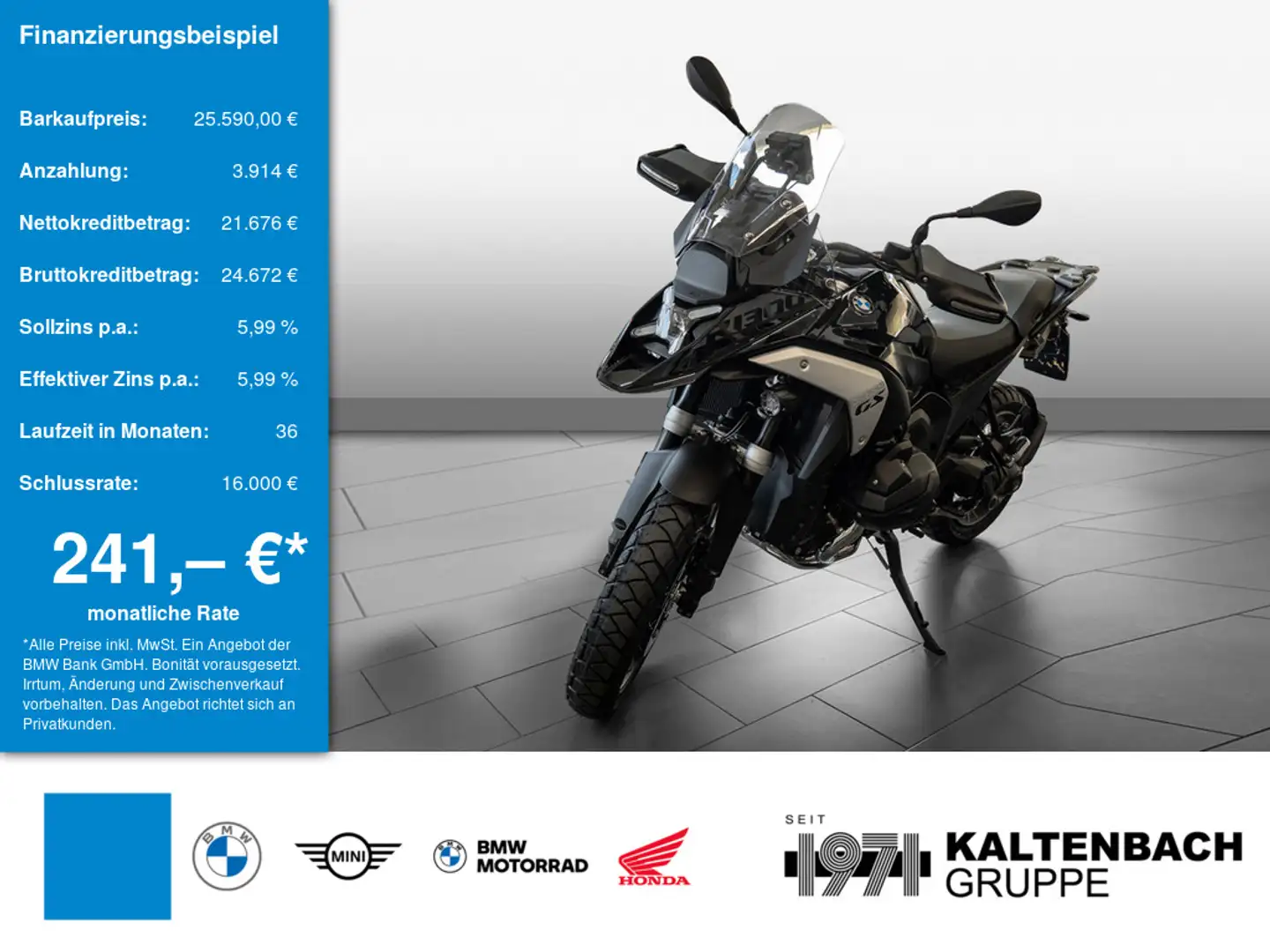 BMW R 1300 GS Triple Black inkl.ServiceInkl.3J+Na Schwarz - 1