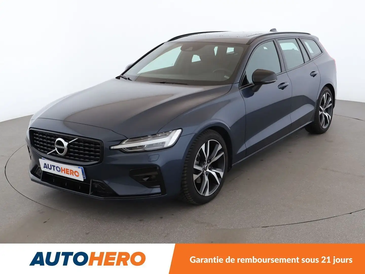 Volvo V60 2.0 B4 Geartronic 8 Bleu - 1