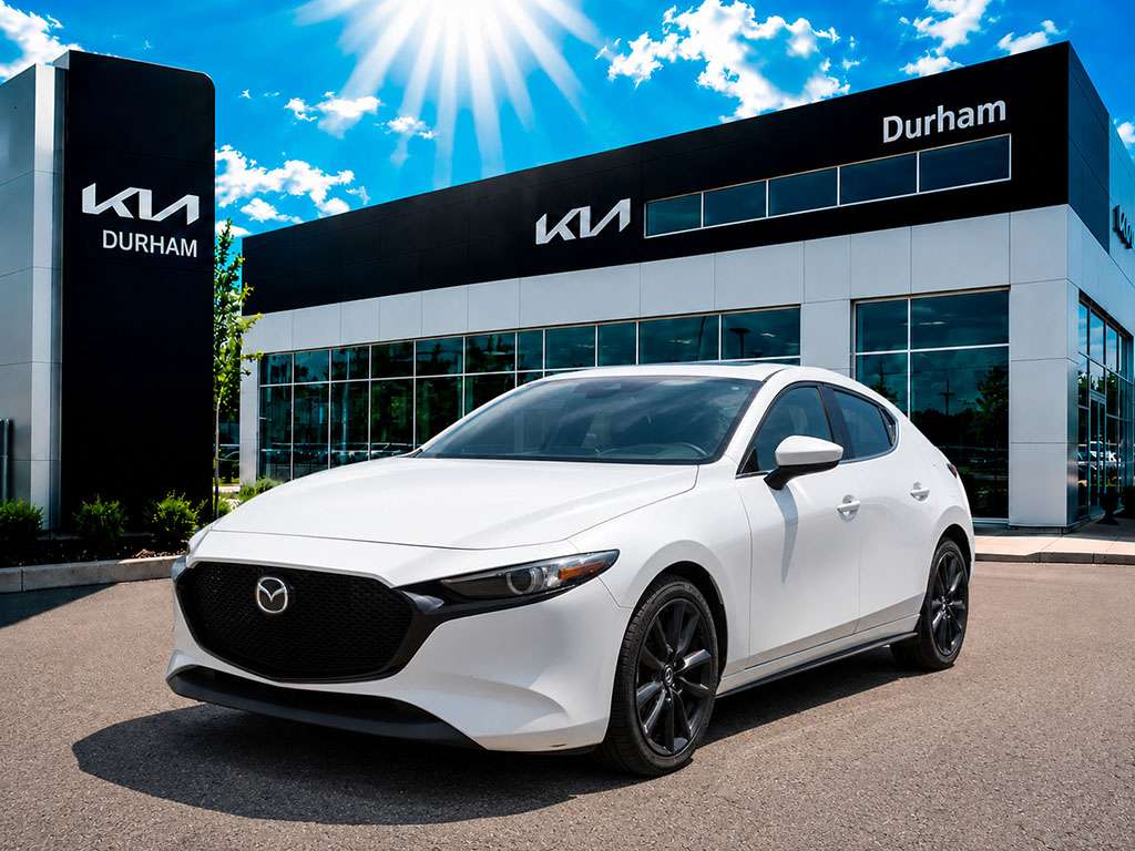 White 2020 Mazda MAZDA3 Sport Hatchback Automatic