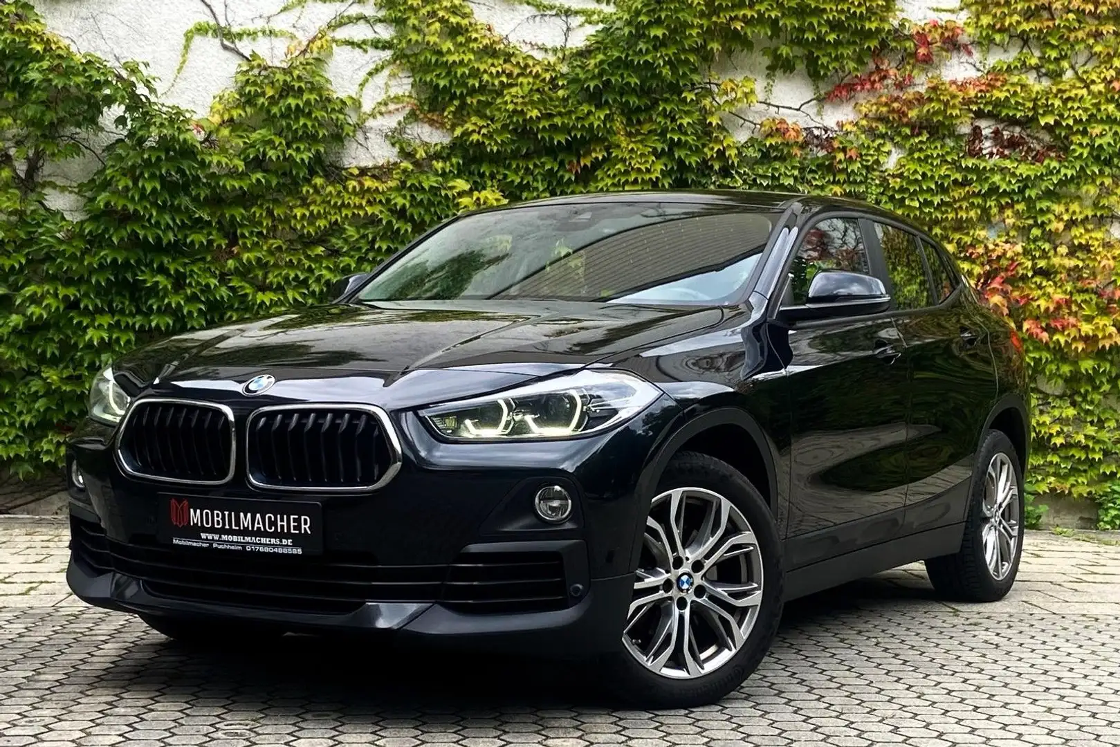BMW X2 xDrive 18d Adv. M Sport Sitz*Navi*LED*SHZ*Tem Schwarz - 1