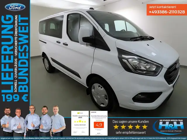 Ford Transit Custom 2.0 320 L1 Trend 9Sitzer+AHK+PPS