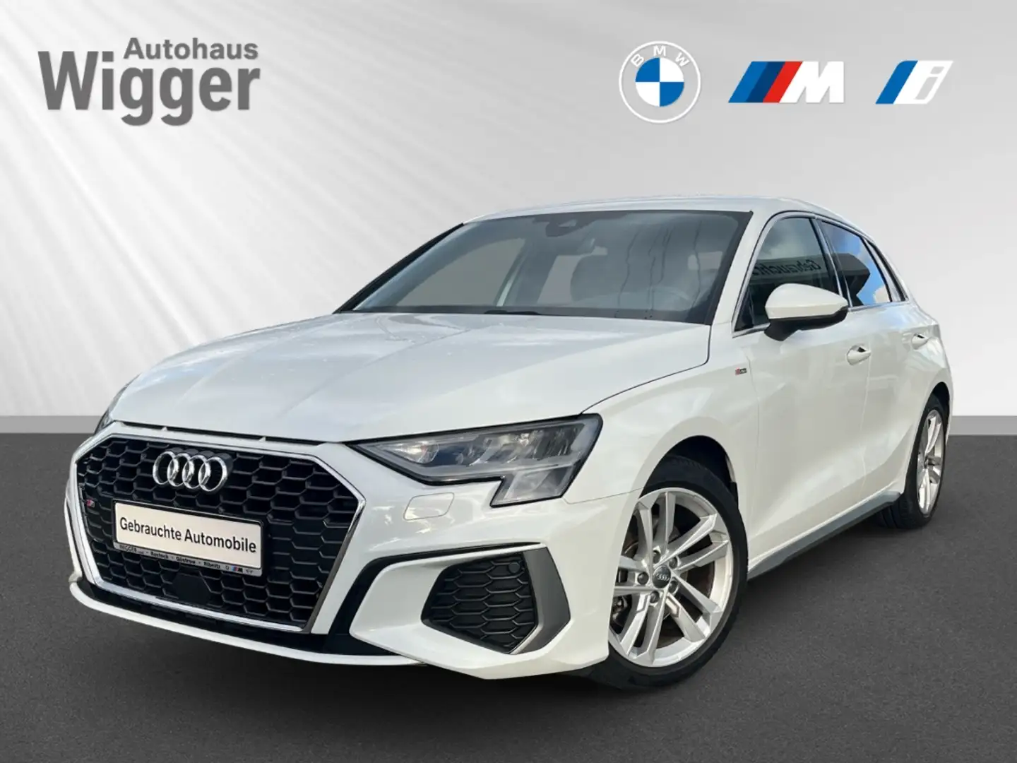 Audi A3 35 TFSI Sportback S line/Navigation/B&O/LED Bianco - 1