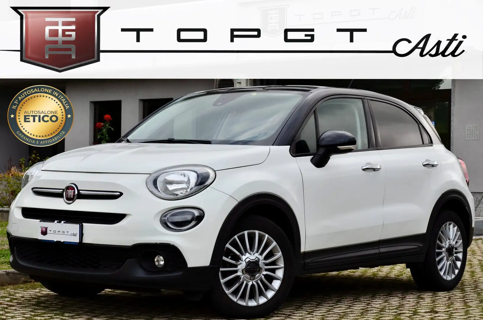 Fiat 500X 1.0 T3 Connect 120cv APPLE ANDROID, PERMUTE Bianco - 1