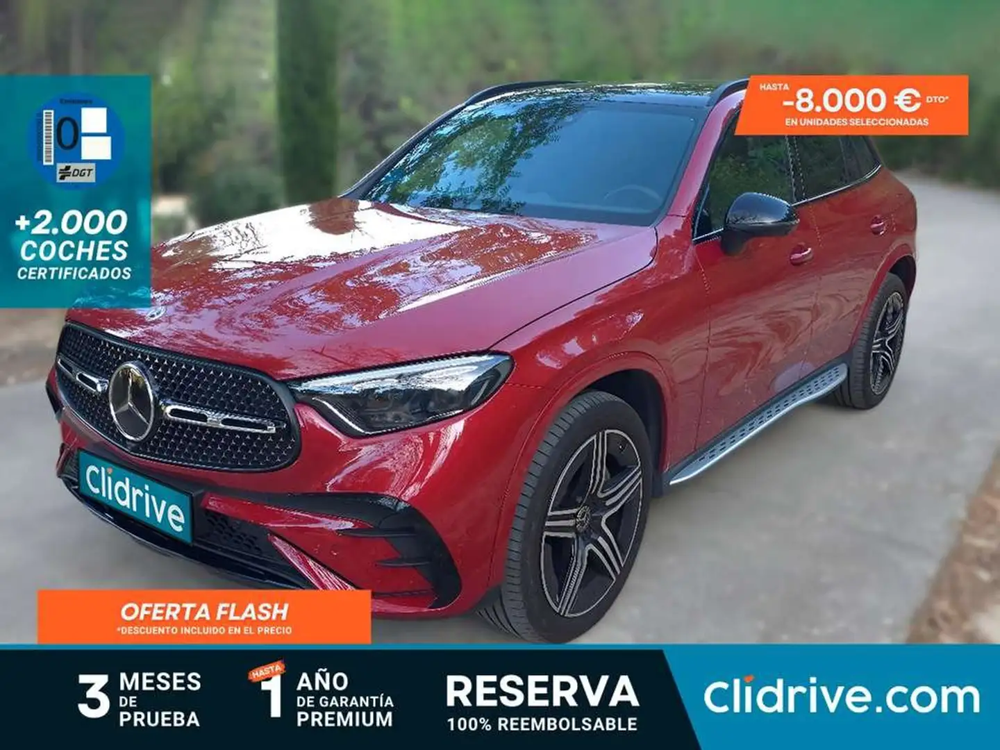 Mercedes-Benz GLC 300 300de 4Matic Rojo - 1