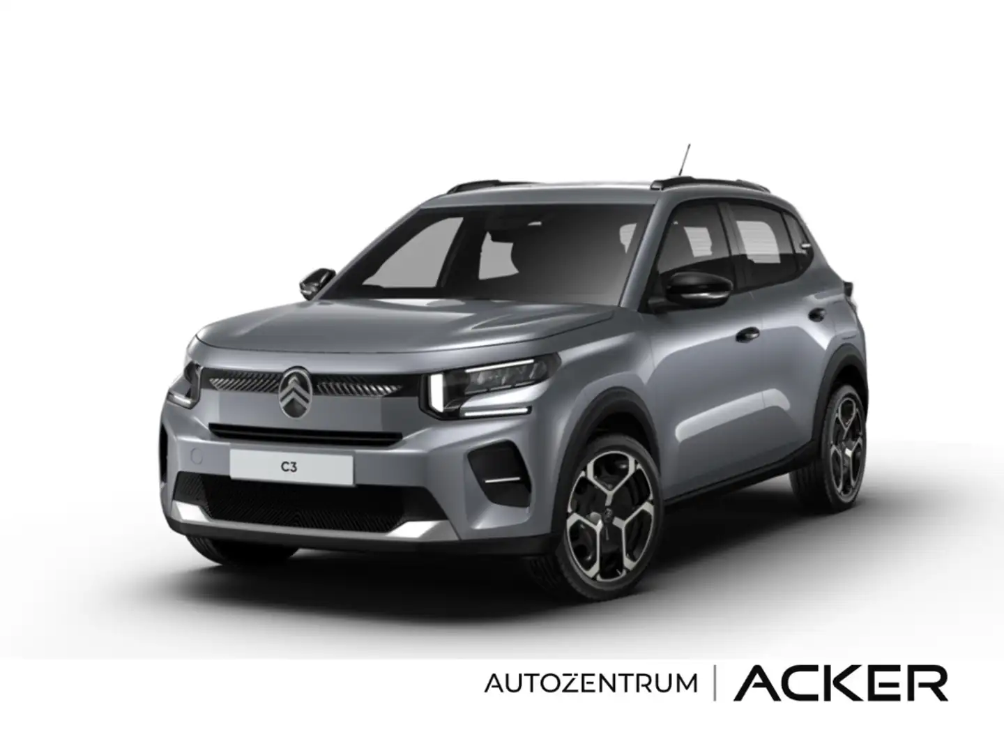 Citroen C3 Turbo 100 PLUS LED/DAB/SicherheitsPak/Reling Grau - 2