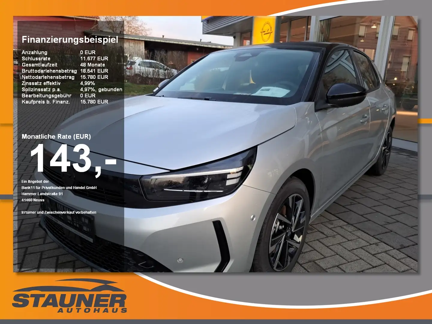 Opel Corsa F 1.2 Turbo GS LED Kam. Facelift PDC Silber - 1