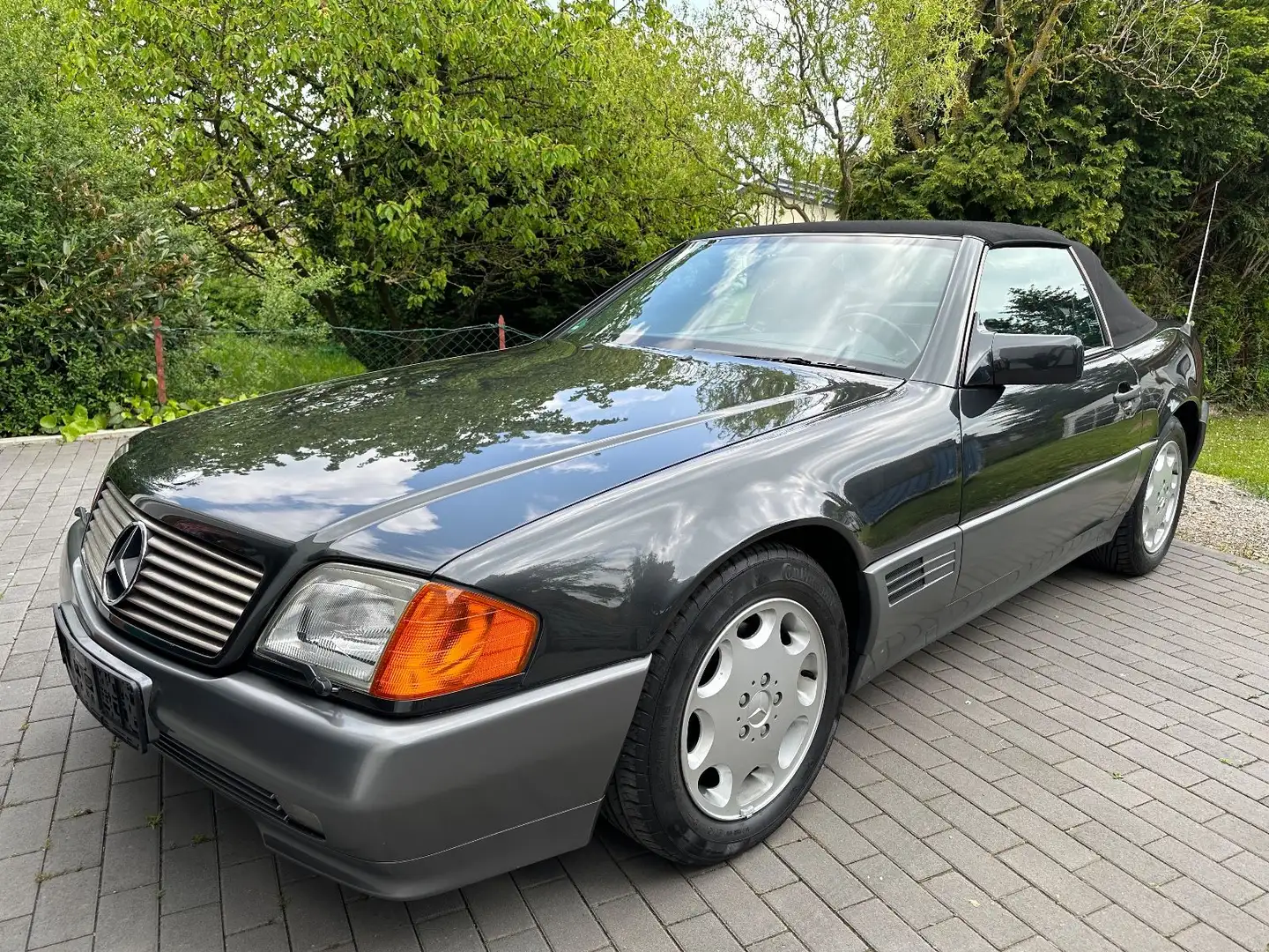 Mercedes-Benz SL 300 SL300 neues Verdeck H-Zulassung Notsitze Schwarz - 1
