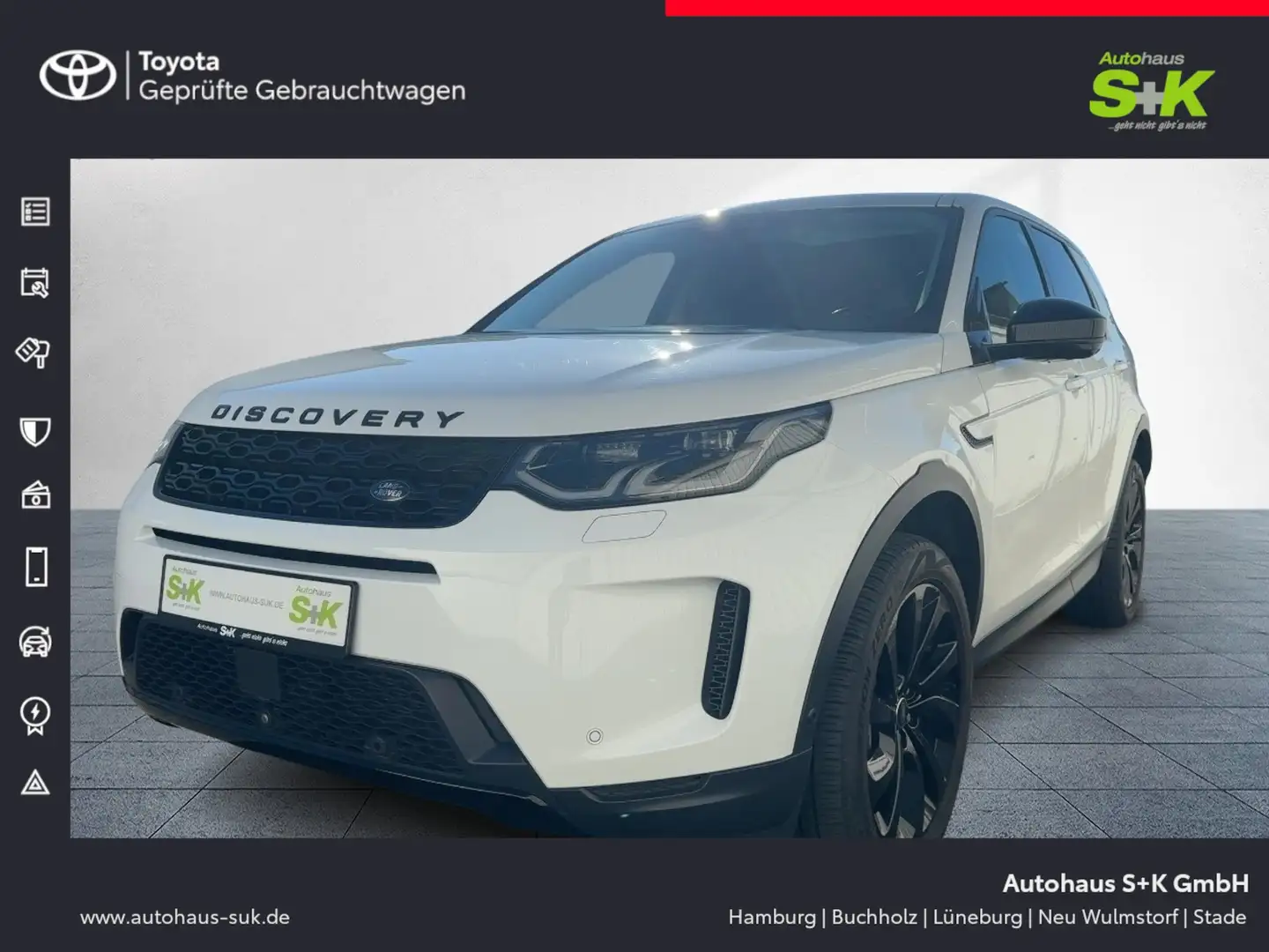 Land Rover Discovery Sport P300e Hybrid AWD*LEDER+360° KAMERA+CARPLAY+SHZ* Weiß - 1