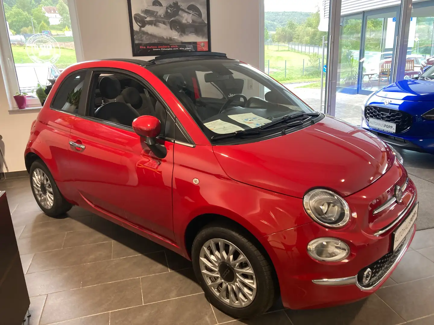 Fiat 500C 500 C 1.0 Hybrid Dolcevita Rot - 1