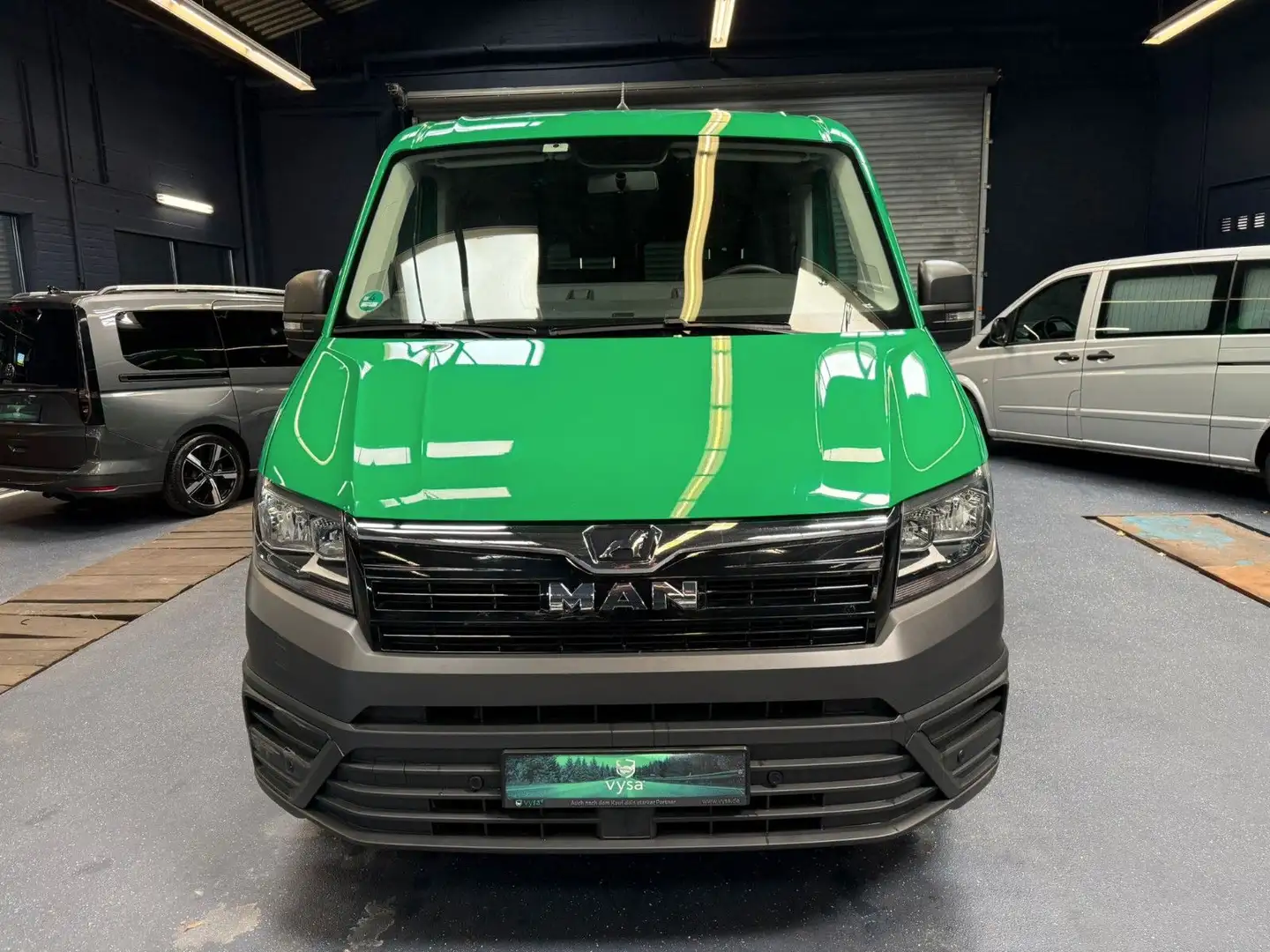 MAN TGE 3.140 Kasten Lang DSG Klima Tempomat PDC SHZ Зелёный - 1