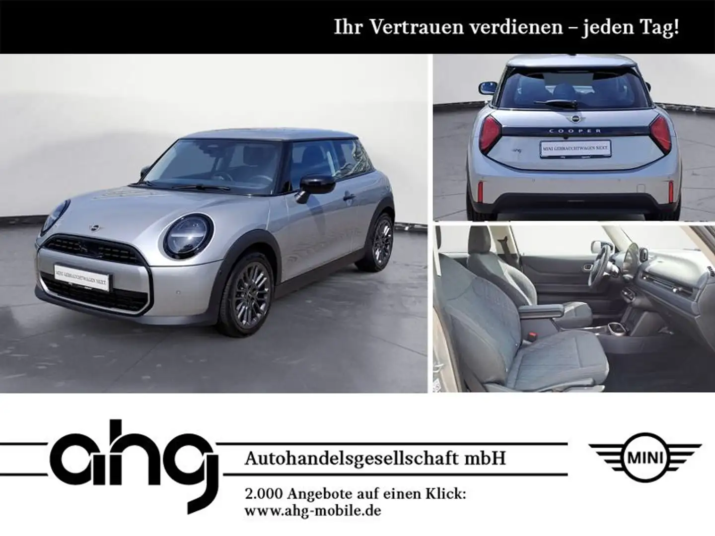 MINI Cooper C COOPER C Essential Trim Steptronic Sitzhzg. Vorn Srebrny - 1