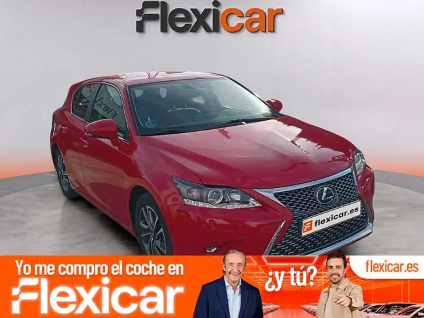 Lexus CT 200h Rojo - 1