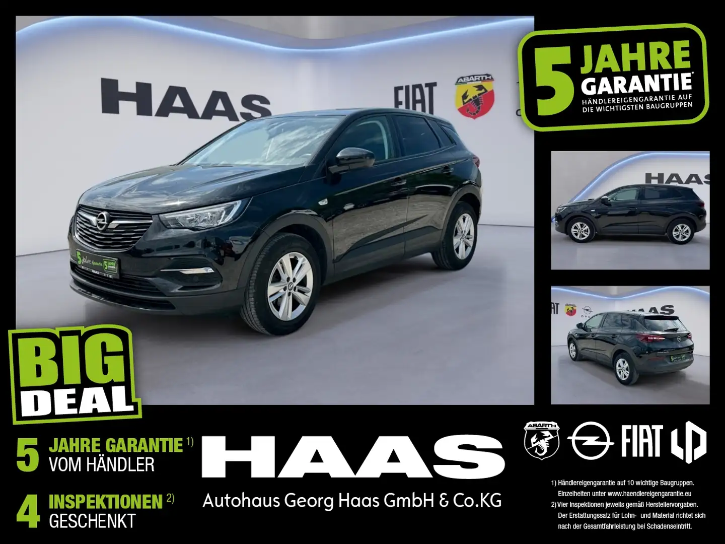 Opel Grandland 1.2 Turbo Edition LED PDC Bluetooth Negru - 1