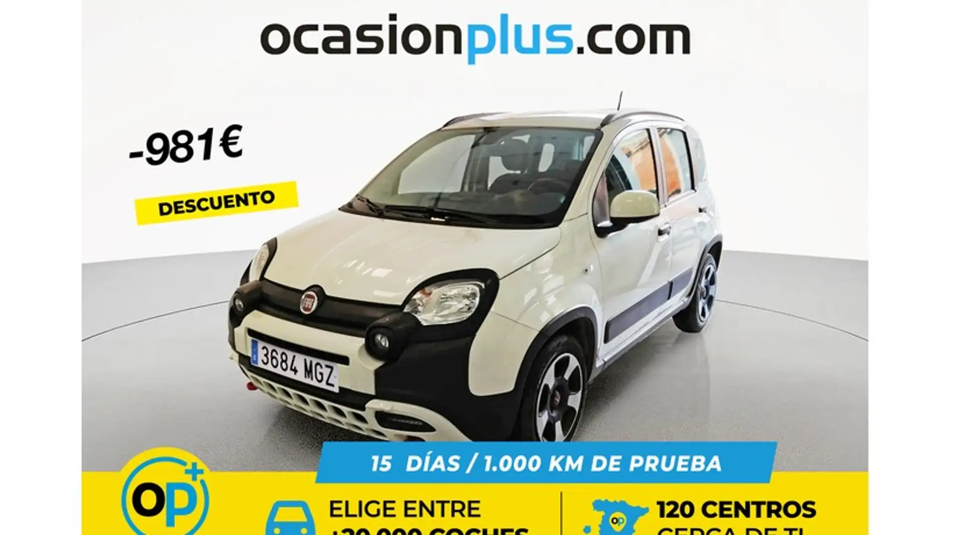 Fiat Panda 1.0 Gse Cross Hybrid Blanc - 1