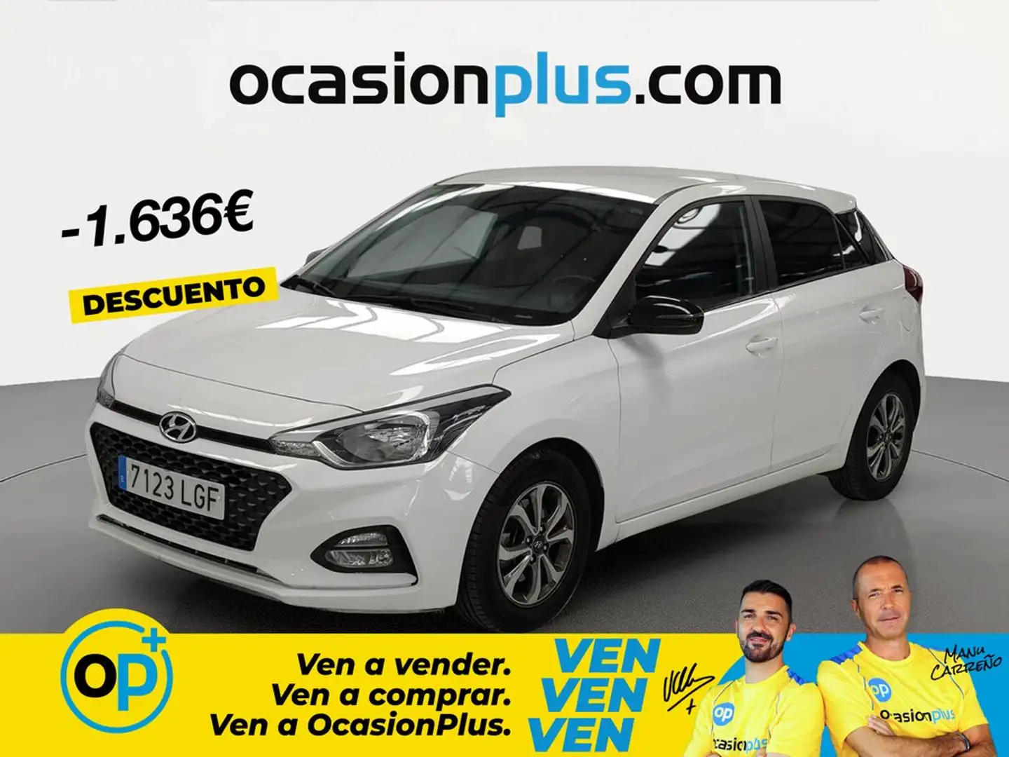 Hyundai i20 1.0 TGDI Klass DT 100 Blanco - 1