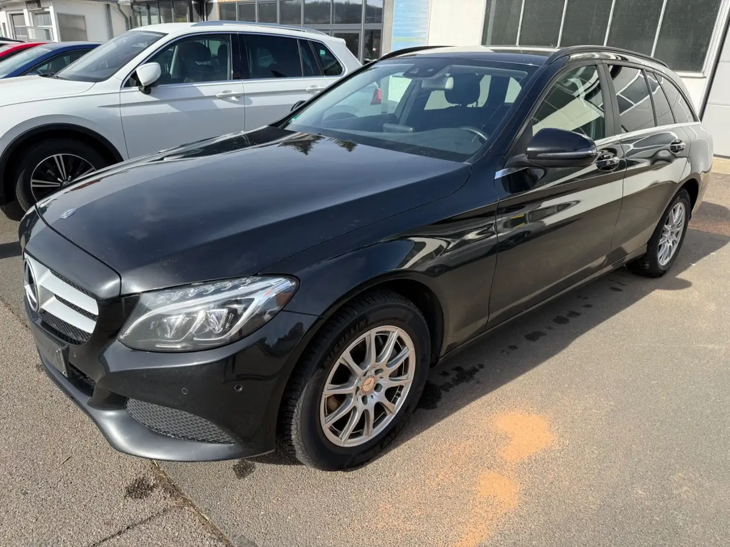 Mercedes-Benz C 250 d T LED PDC Automatik Navi Tempomat 8fach Schwarz - 1