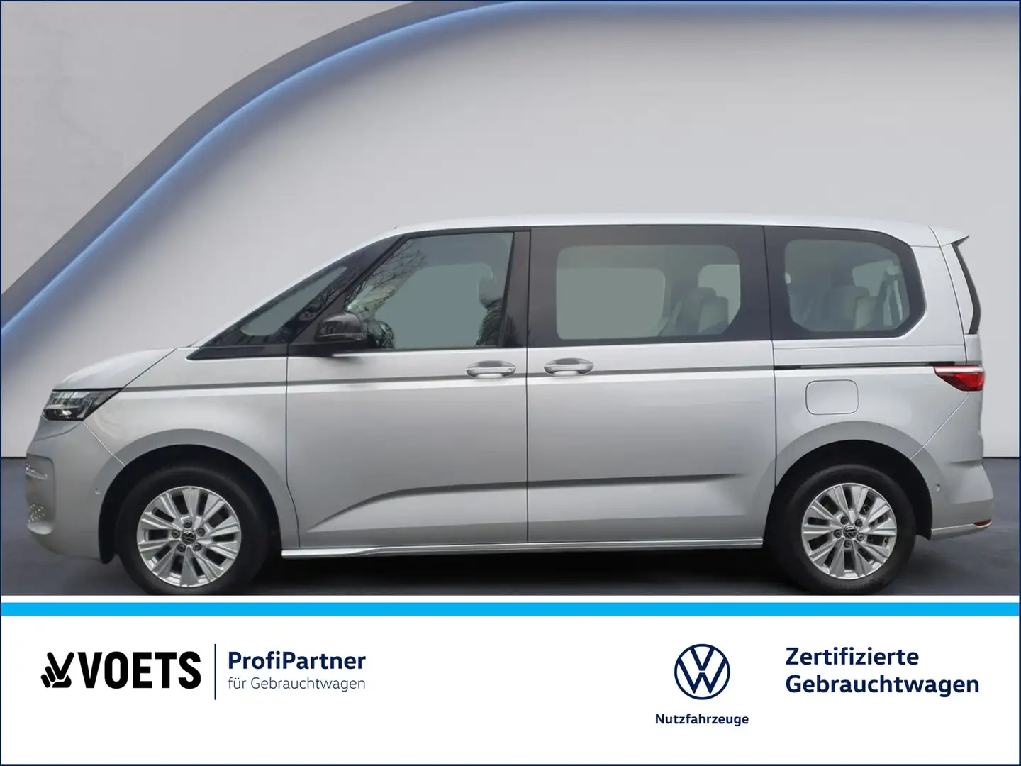 Volkswagen T7 Multivan KÜ 2.0 TDI DSG PDC+RearView+SHZ Silber - 2