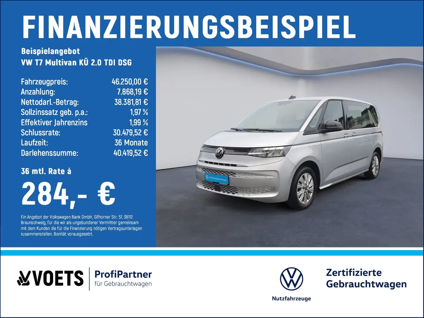 Volkswagen T7 Multivan KÜ 2.0 TDI DSG PDC+RearView+SHZ Argent - 2