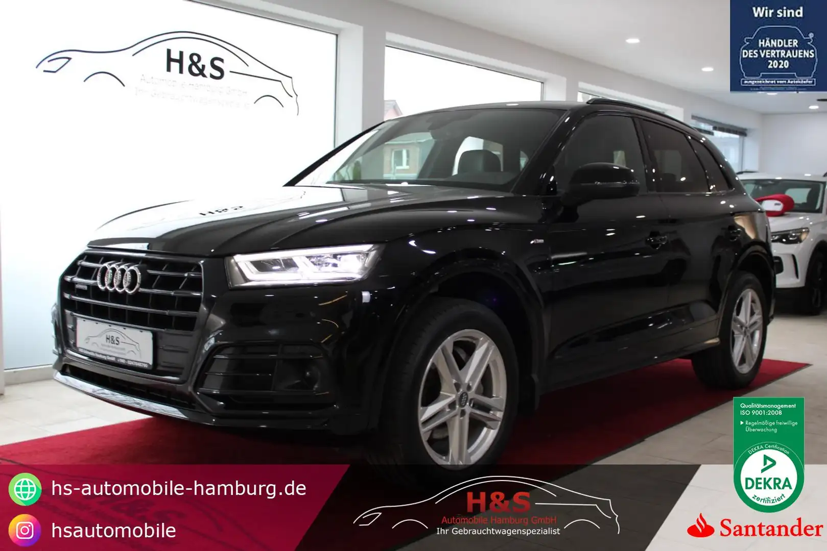 Audi Q5 40 TDI quattro S-LINE Schwarz - 1