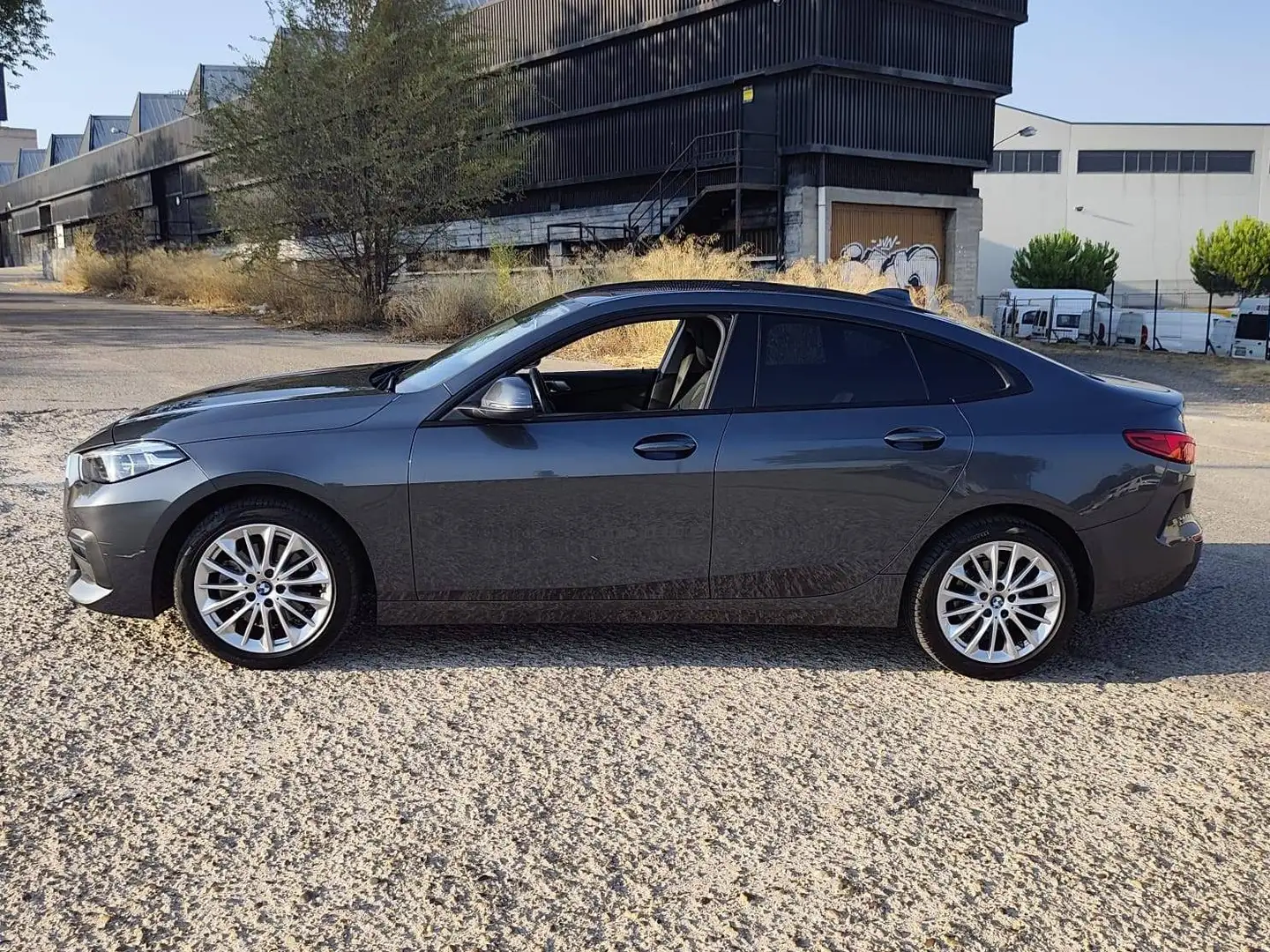 BMW 218 BMW Serie 2 218d Grand coupe Gris - 2