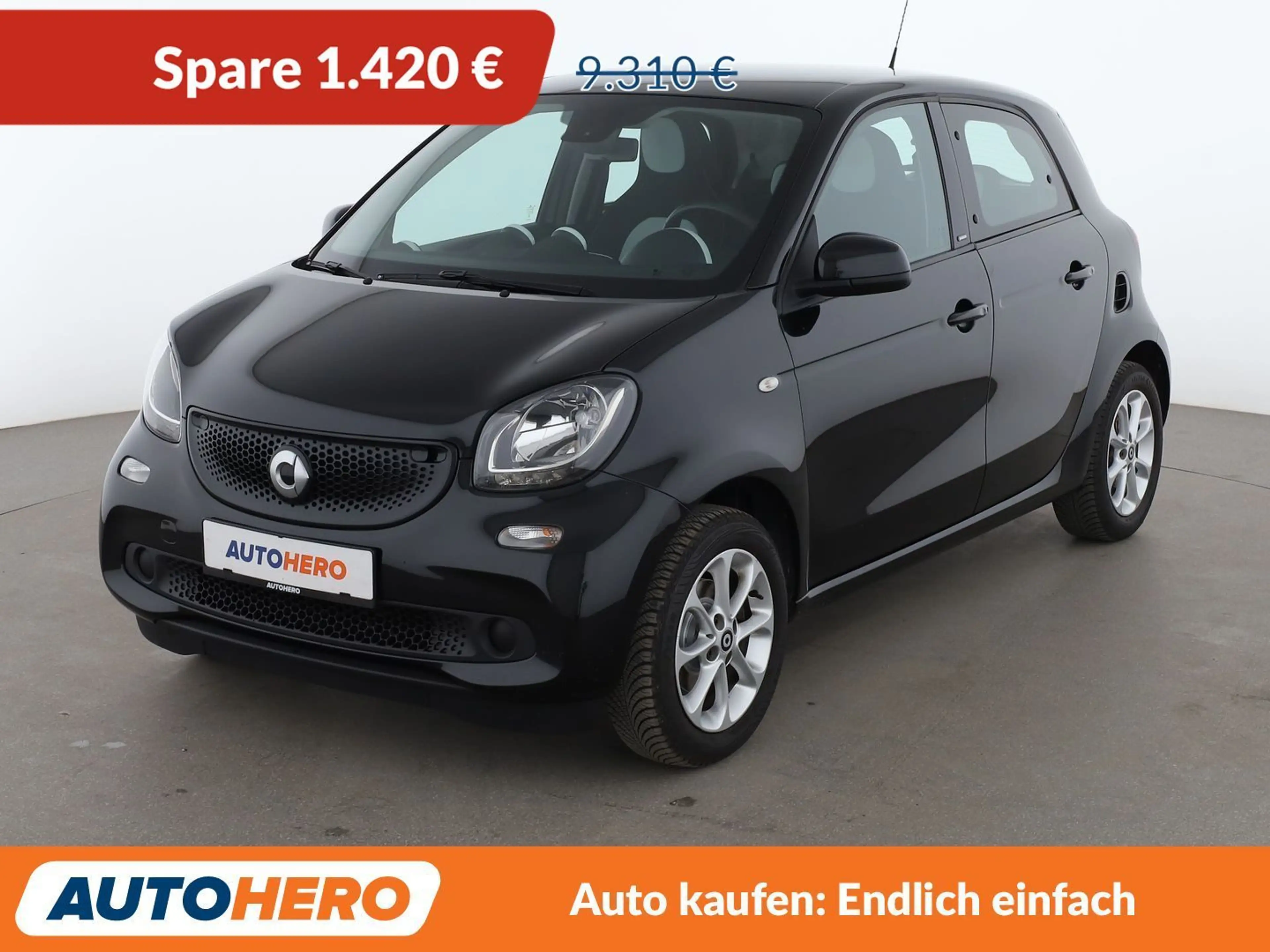 smart forFour 0.9 Turbo Basis passion*NAVI*TEMPO*PDC*SHZ*KLIMA*
