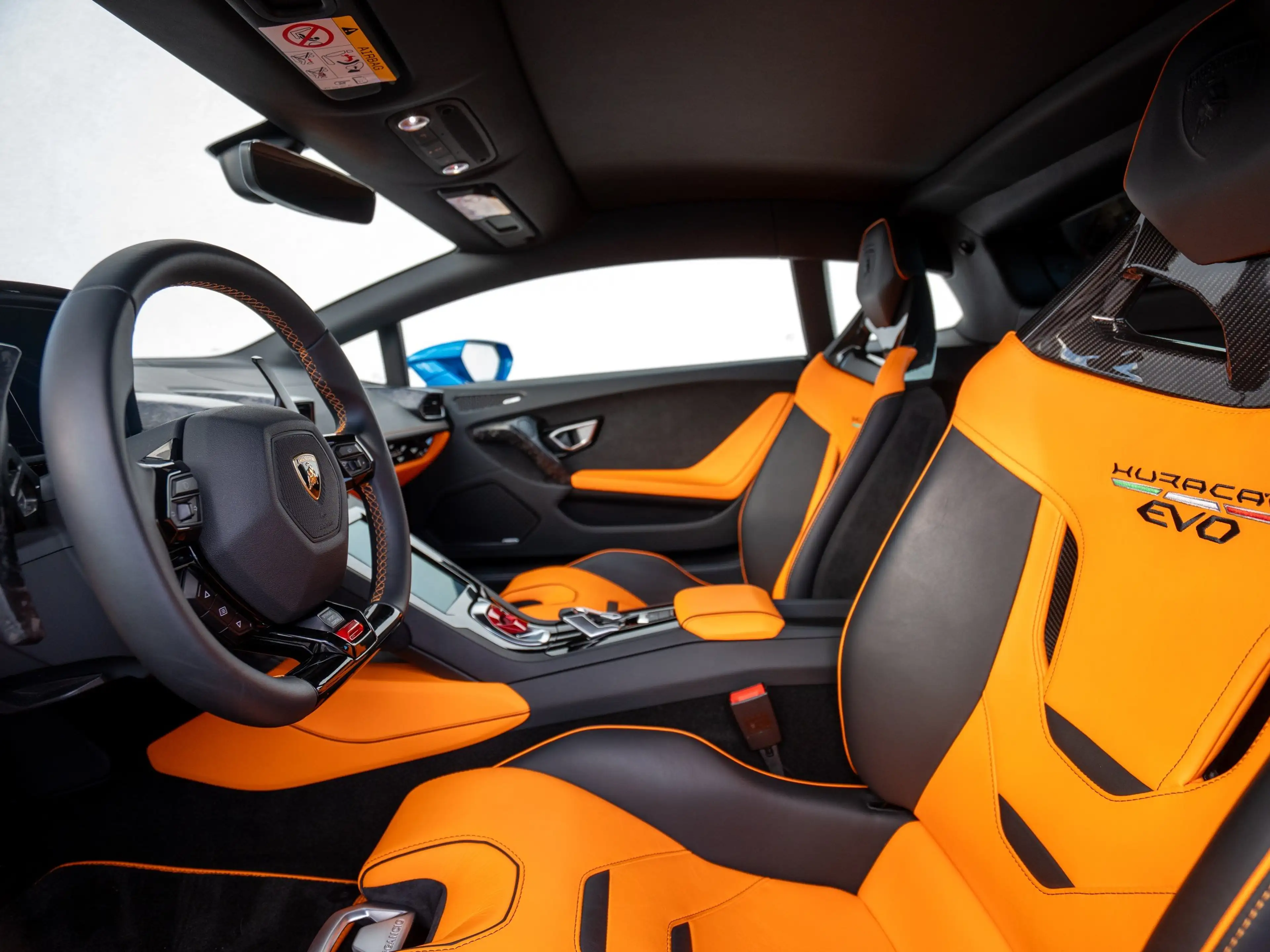 Lamborghini Huracán Evo RWD SPORTSEAT LDS SENSONUM CARPLAY AMBIENT-LIG — photo 14