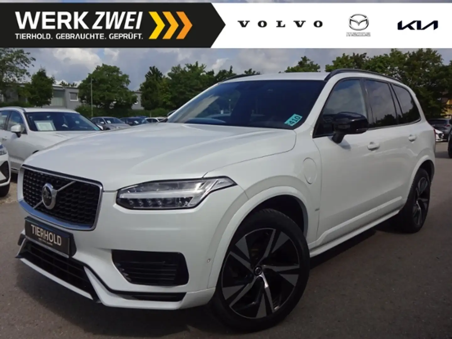 Volvo XC90 T8 R Design Plug-In AWD AHK ACC 7Sitze 360 Weiß - 1