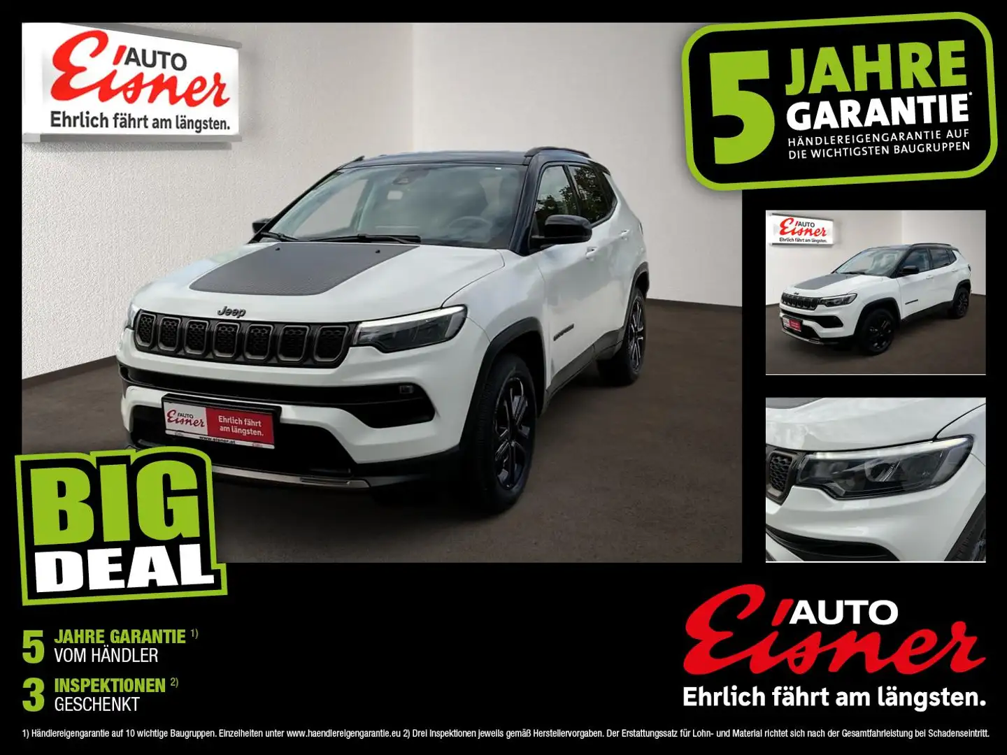 Jeep Compass 1.3 PHEV UPLAND AT Allrad ! Schwarz - 1