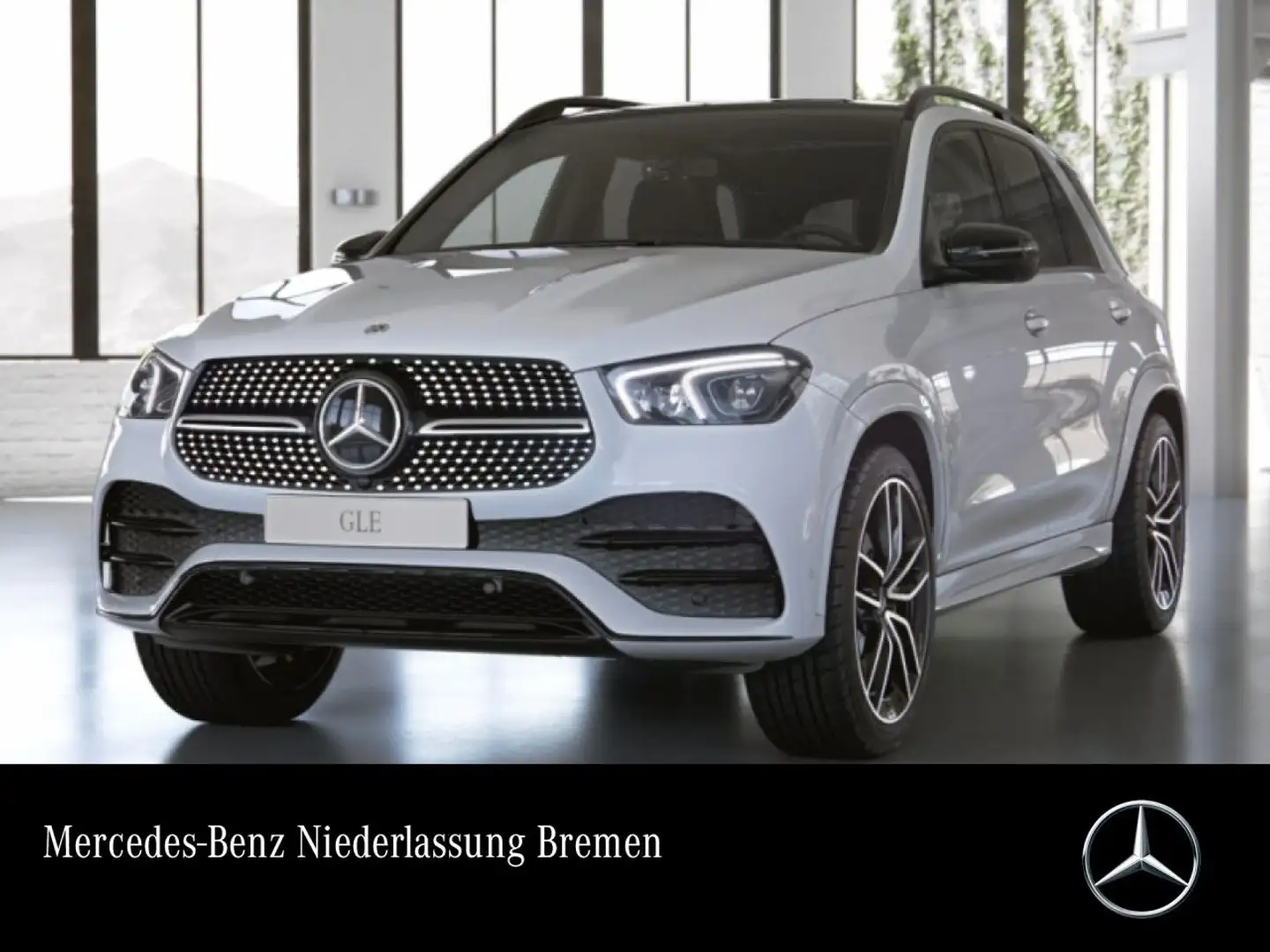 Mercedes-Benz GLE 350 de 4M AMG+NIGHT+PANO+360+AHK+LED+FAHRASS Weiß - 1