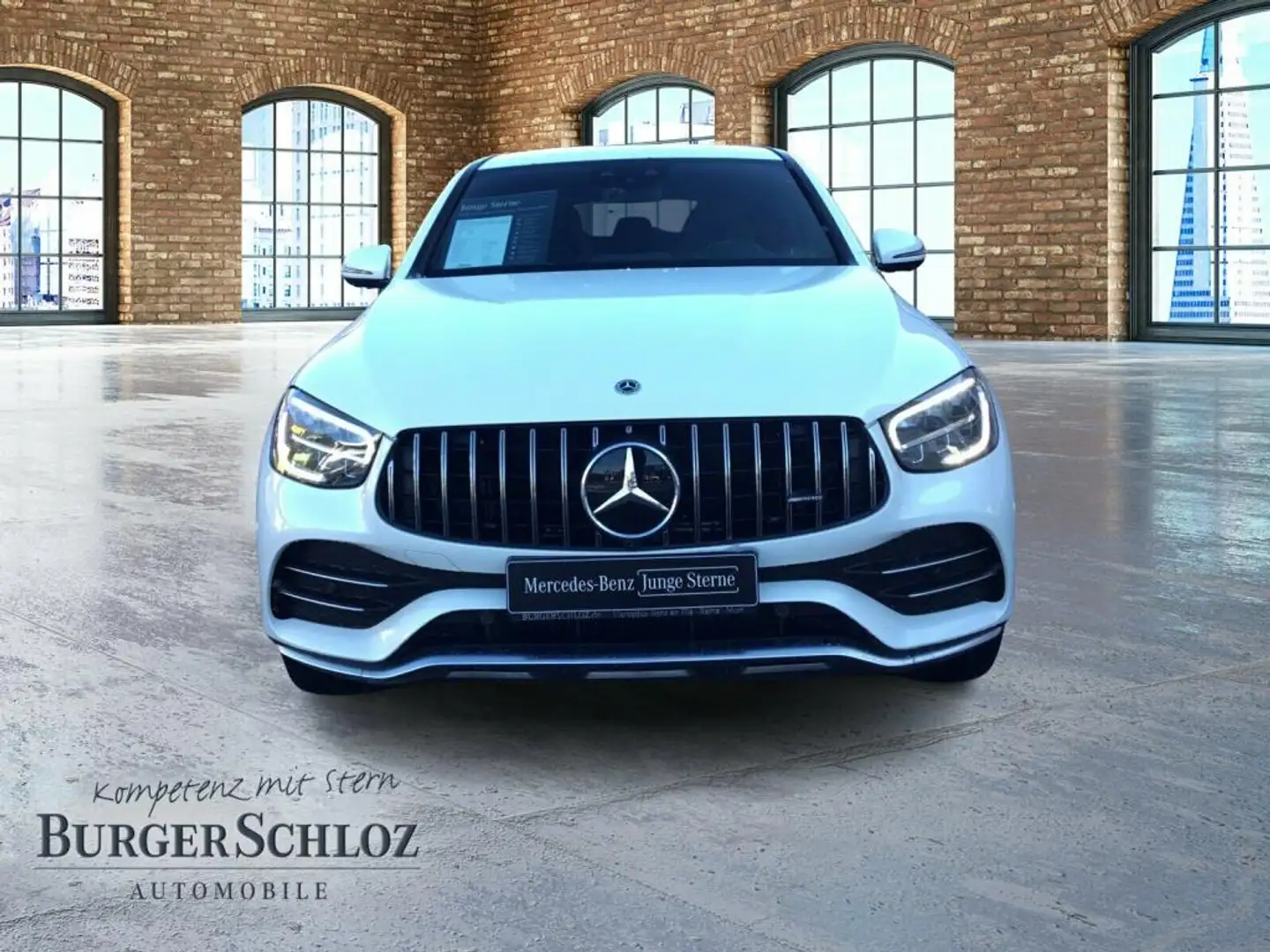 Mercedes-Benz GLC 43 AMG 4MATIC Coupé 360 ACC AHK AUT DynLicht Blanc - 2
