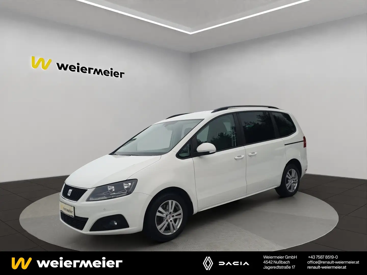 SEAT Alhambra Family 2,0 TDI CR DPF Weiß - 1