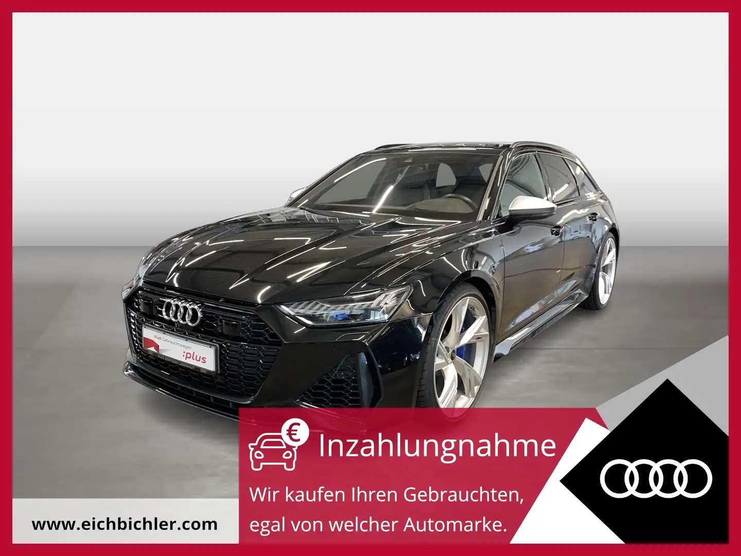 Audi RS6 RS 6 Avant Keramik Laser Pano 4xSHZ ACC STH 360 Schwarz - 1