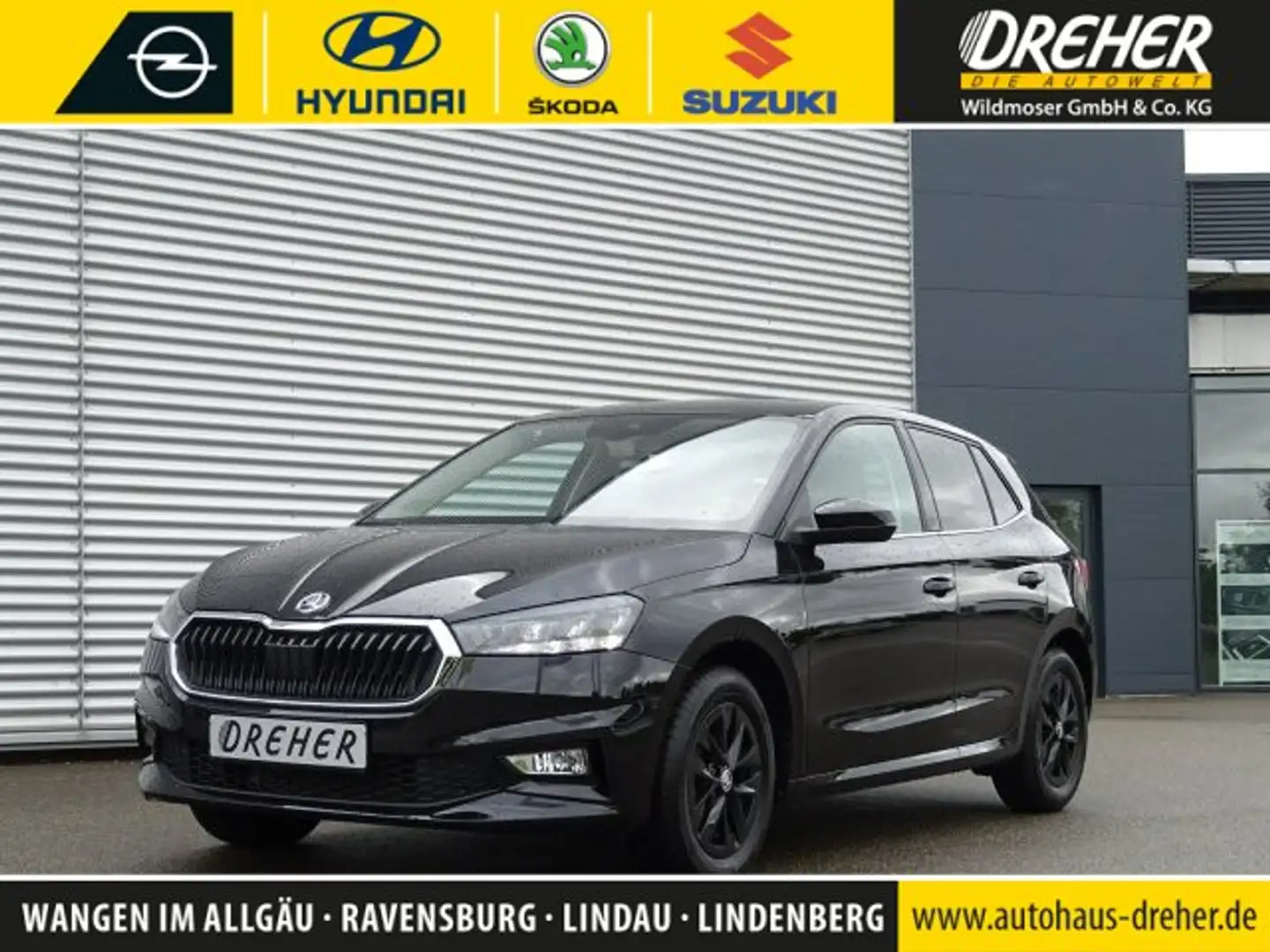 Skoda Fabia Fabia 1.0 TSI Selection Klima/LED/Sitzhzg./DAB BC Schwarz - 1