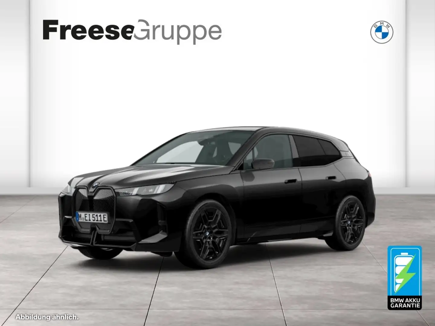 BMW iX xDrive45 Schwarz - 1