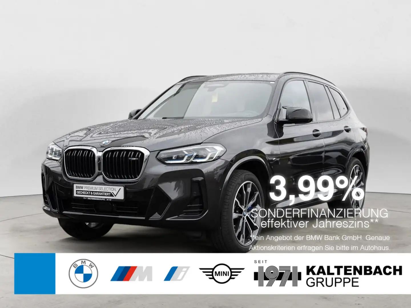 BMW X3 40d PANO AHK HUD LASER STANDHZ NAVI H/K Grau - 1
