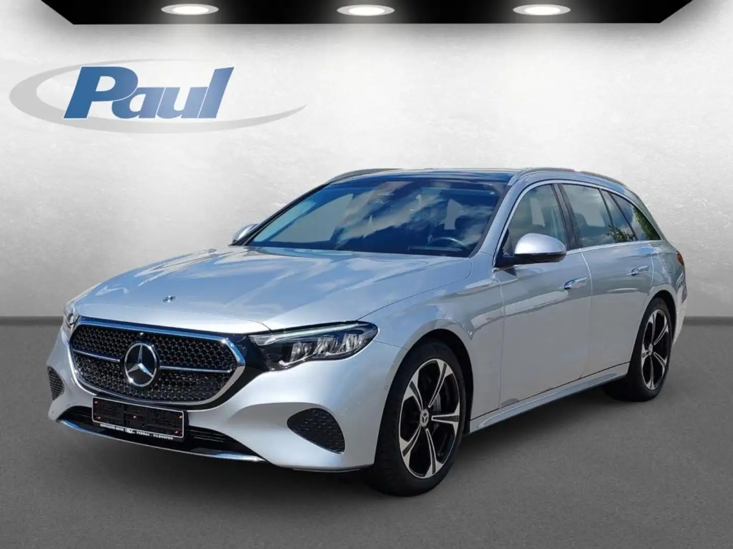 Mercedes-Benz E 300 de T-Modell AMG+Pano+LED Silber - 2